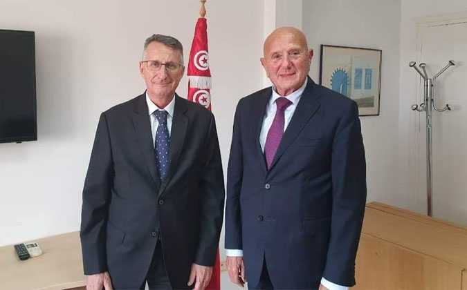 سفير ألمانيا بتونس يلتقي أحمد نجيب الشابي